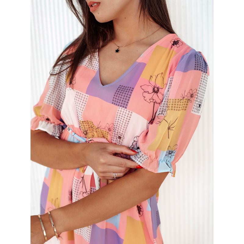 Dámské šaty BLOSSOM LOVE růžové