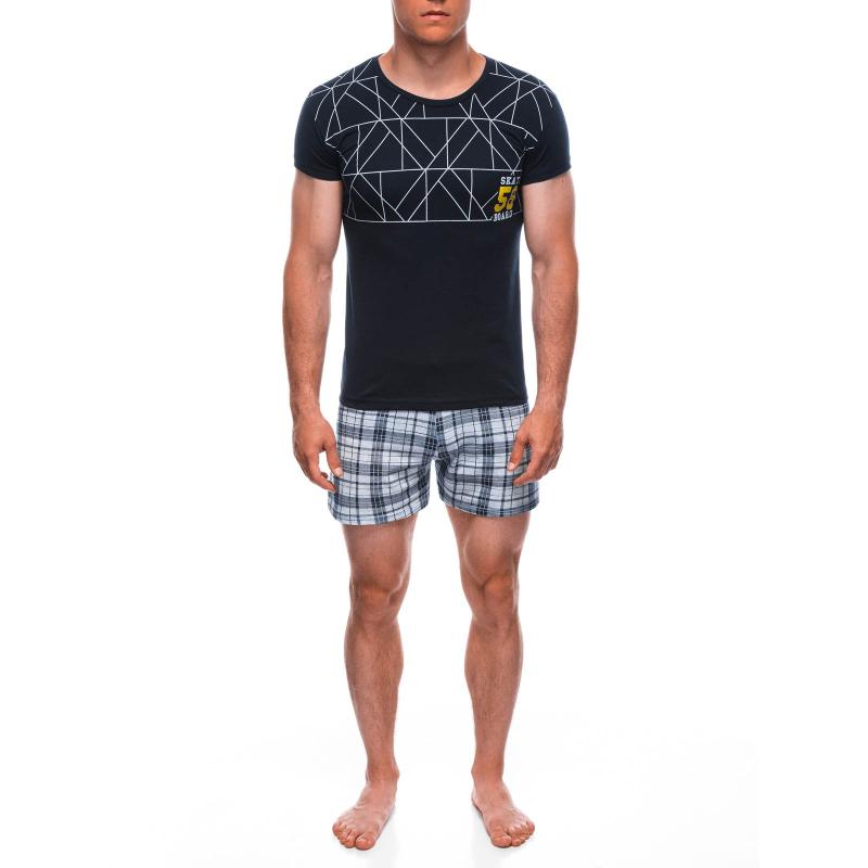 U488 sötétkék férfi pizsama