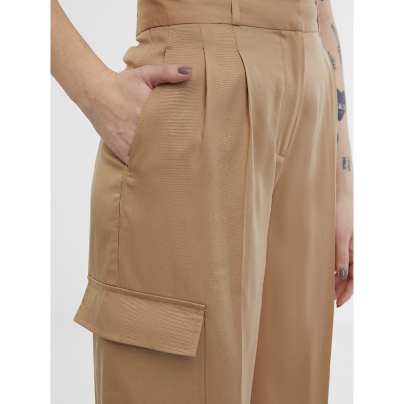 Hnedé dámske nohavice