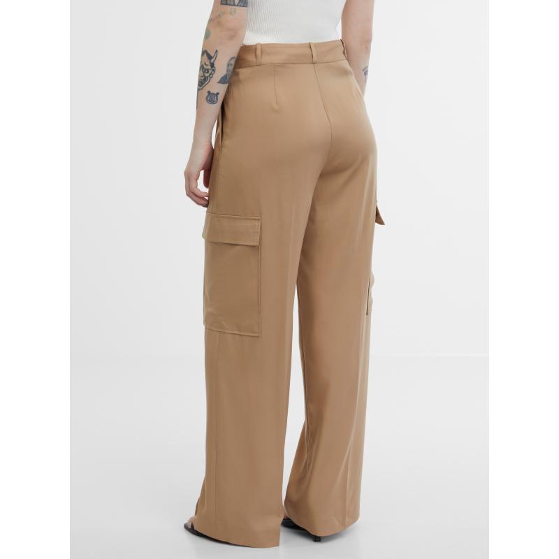 Hnedé dámske nohavice