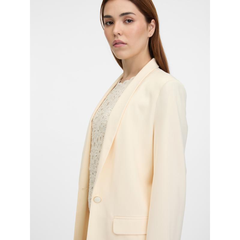 Krémová dámska bunda