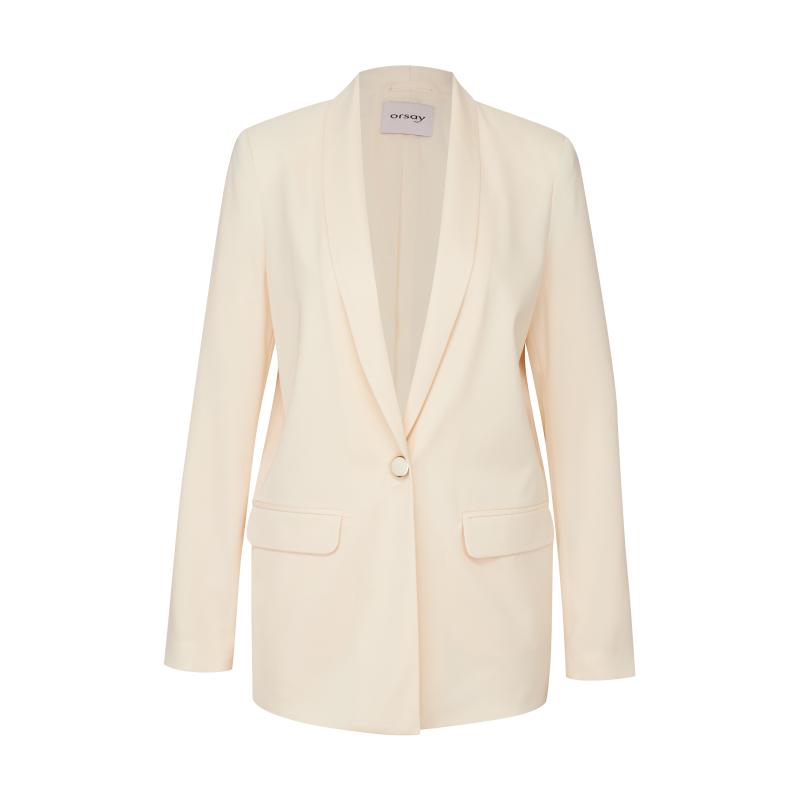 Krémová dámska bunda