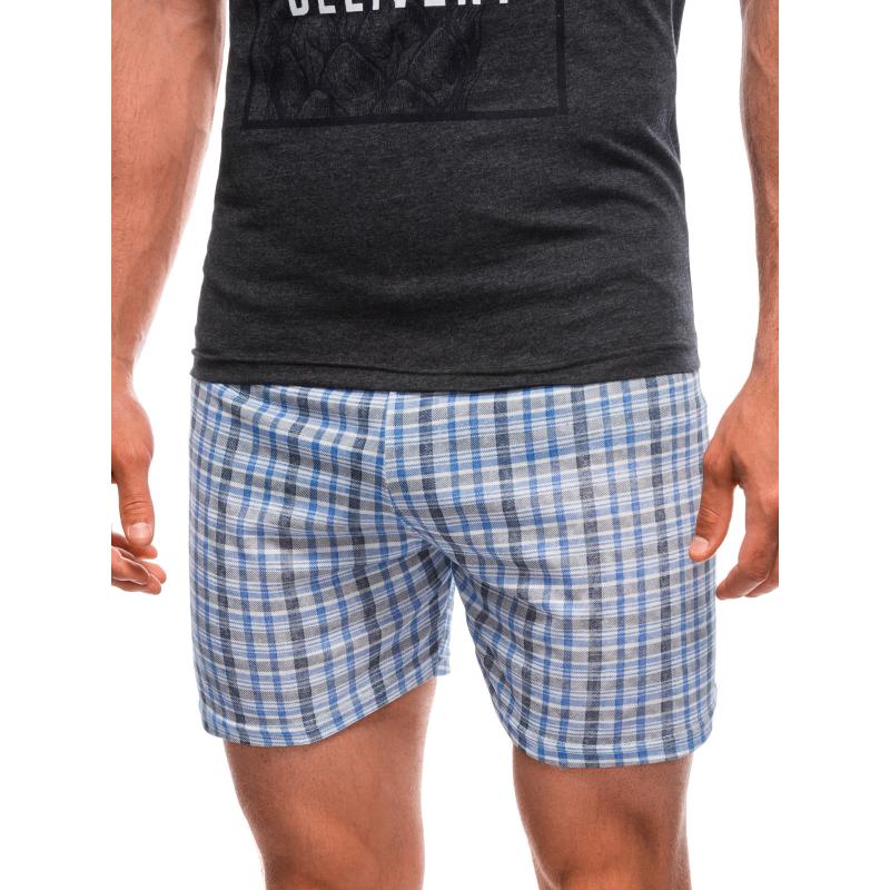 Pánske pyžamo U489 tmavosivé