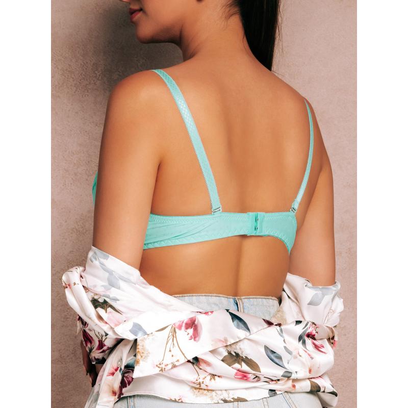 Push-up podprsenka ULR344 tyrkysová