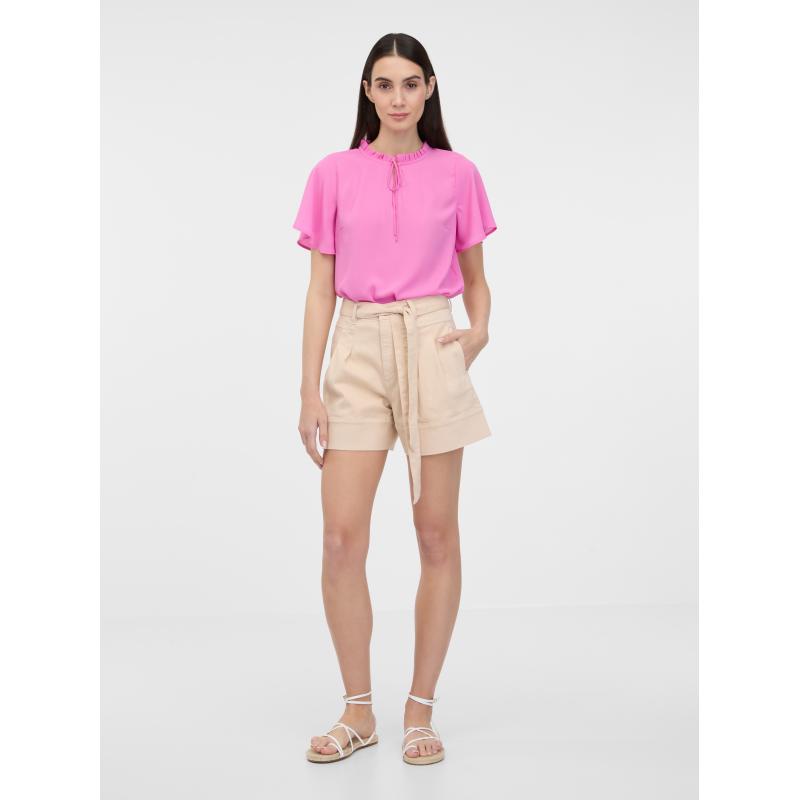 Ružová dámska blúzka