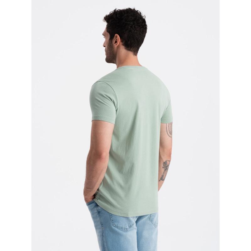 Pánske bavlnené tričko s potlačou v štýle San Francisco mätová