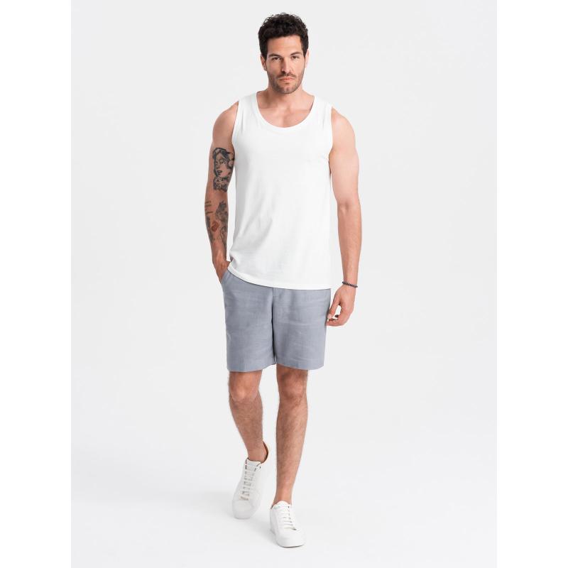 Pánské bavlněné tílko BASIC bílé 