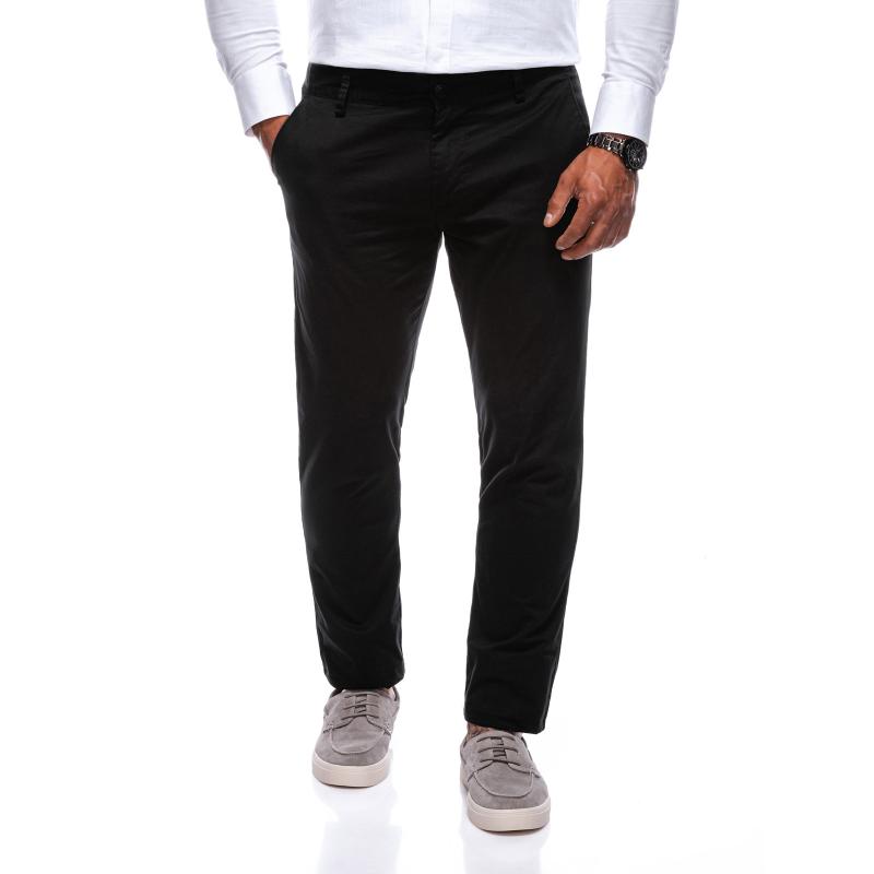 Pánské kalhoty chino P1478 černé