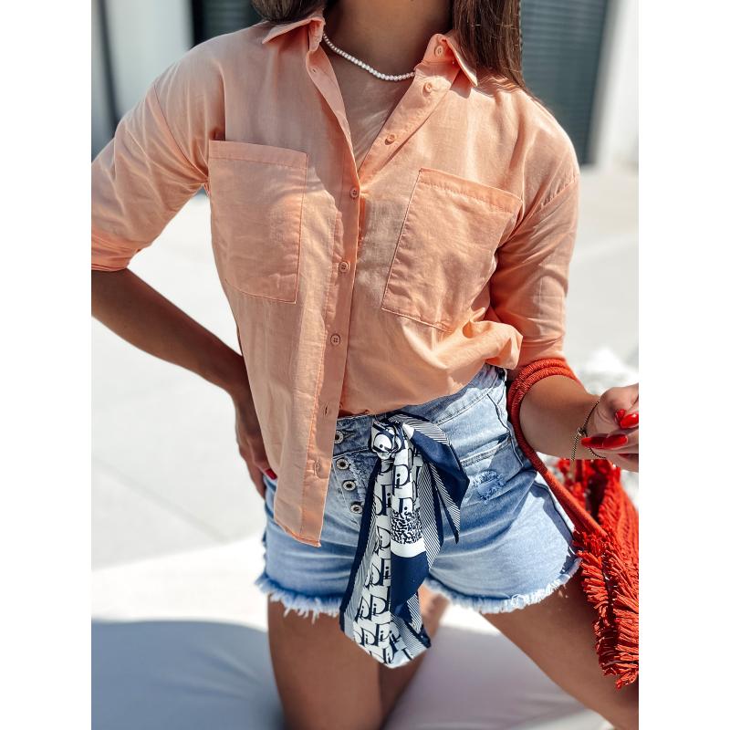 Dámské tričko STYLISH meruňková