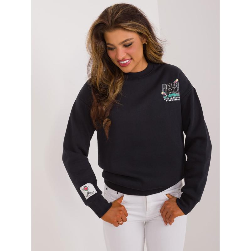 Dámská halenka s potiskem na zádech SUBLEVEL tmavě modrá 