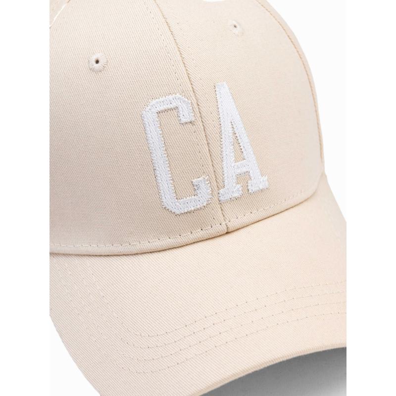 H173 bézs férfi baseball sapka