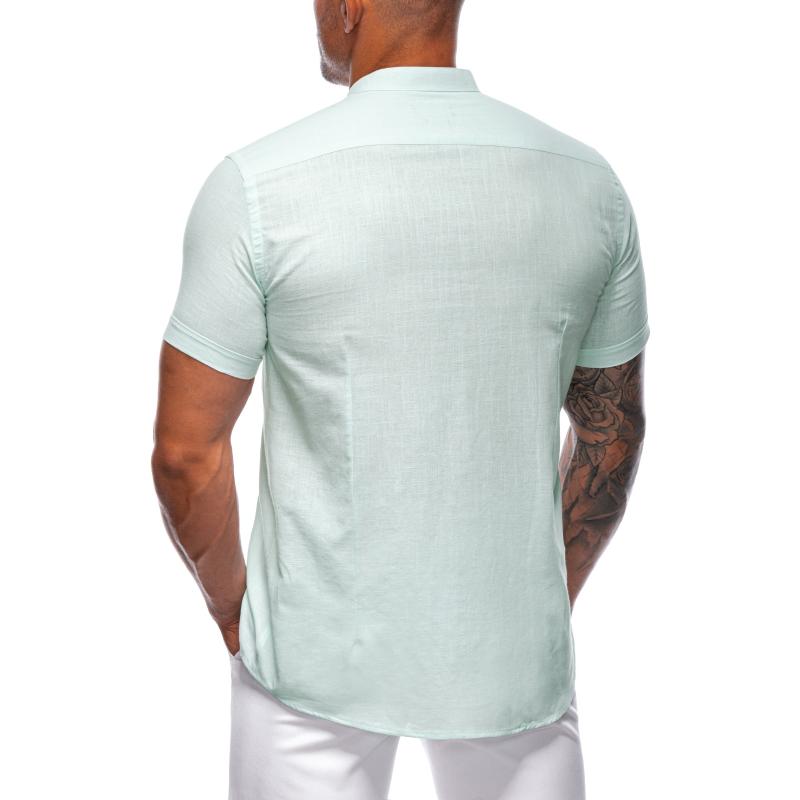 Pánske tričko s krátkym rukávom K681 mätová