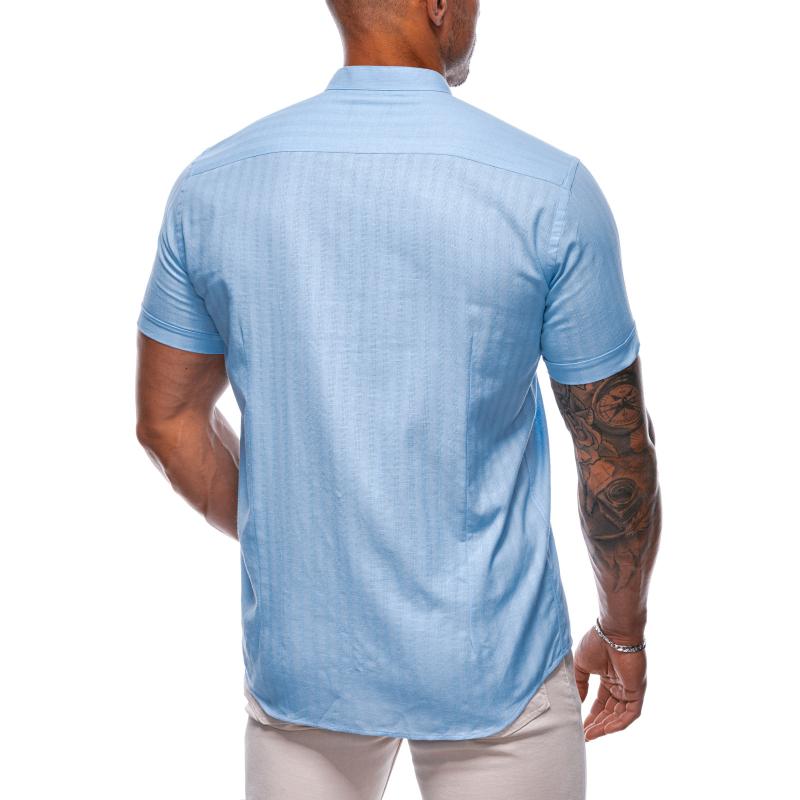 Férfi rövid ujjú póló 690K kék