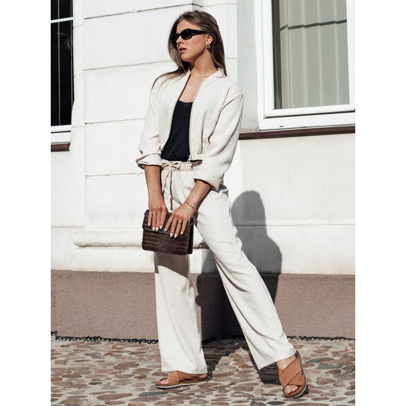 Dámská bunda bomber MADDIE světle béžová