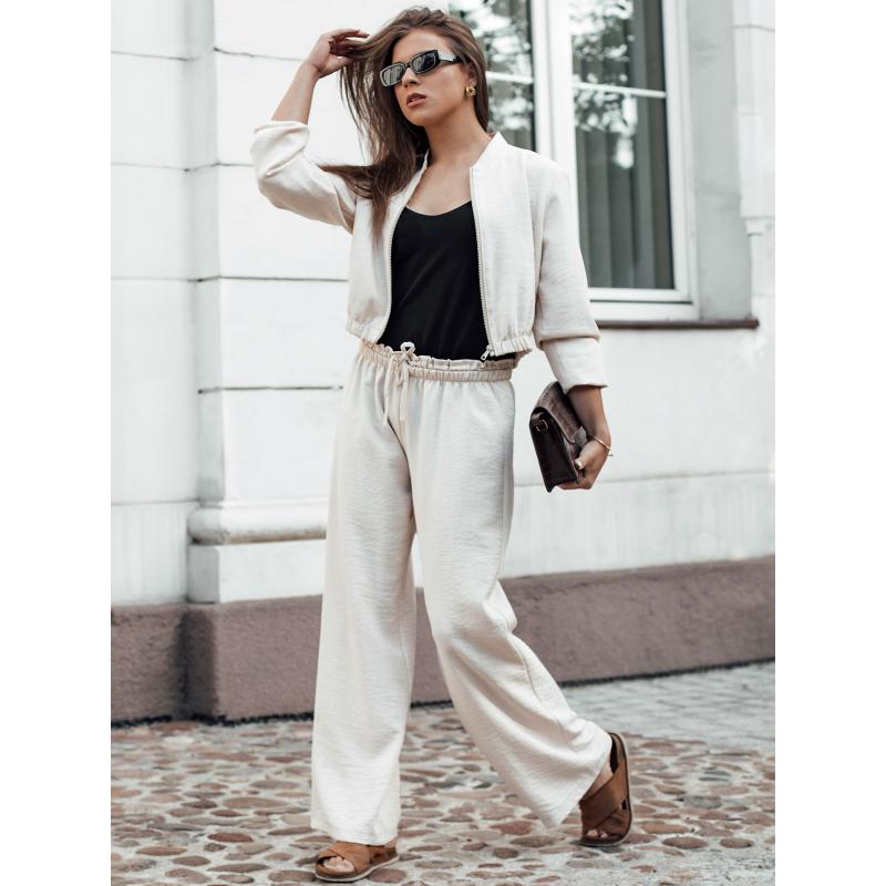 Dámská bunda bomber MADDIE světle béžová