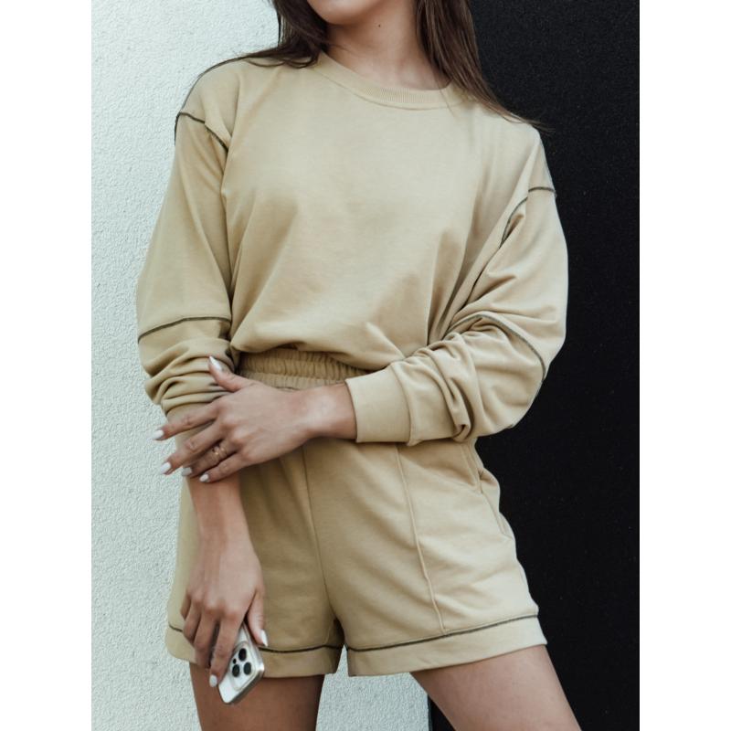 Dámská tepláková souprava PULGAR béžové barvy