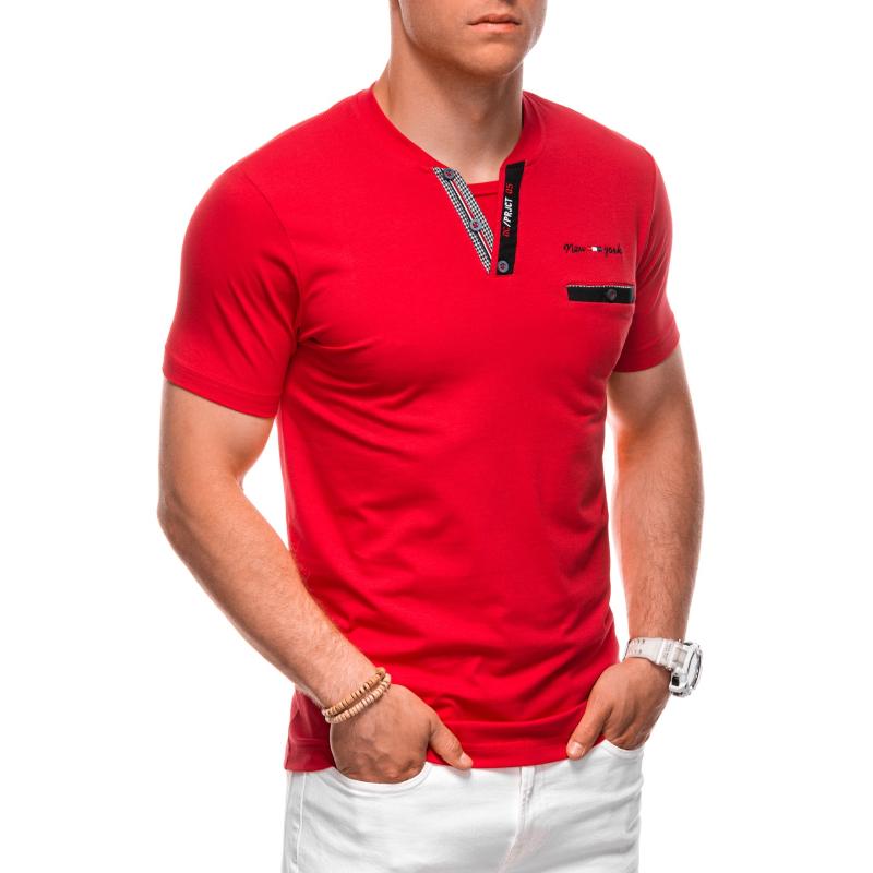Pánske tričko s potlačou S1991 červené
