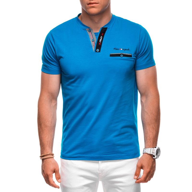 Pánske tričko s potlačou S1991 modré