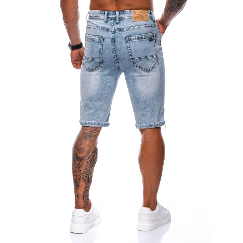 Pánské džínové krátké šortky 517W světle modré