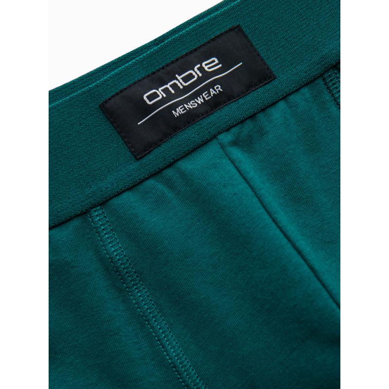 Férfi egyszínű boxeralsó BASIC elasztánnal, 3 csomag vegyes csomagolásban