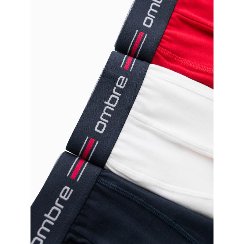 Férfi boxeralsó csíkos elasztikus anyaggal 3 csomag mix