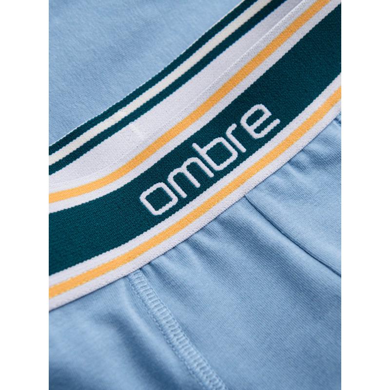 Férfi boxeralsó dekoratív elasztikus derékpánttal 3 csomag mix