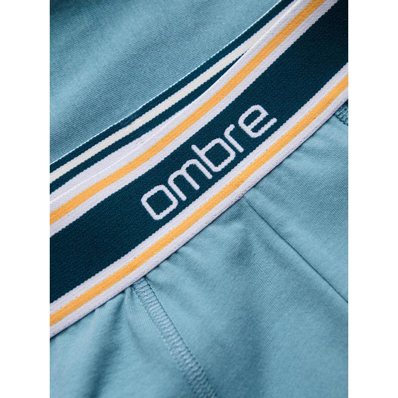 Férfi boxeralsó dekoratív elasztikus derékpánttal 3 csomag mix