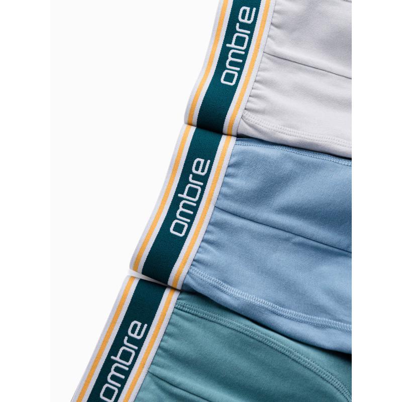 Férfi boxeralsó dekoratív elasztikus derékpánttal 3 csomag mix