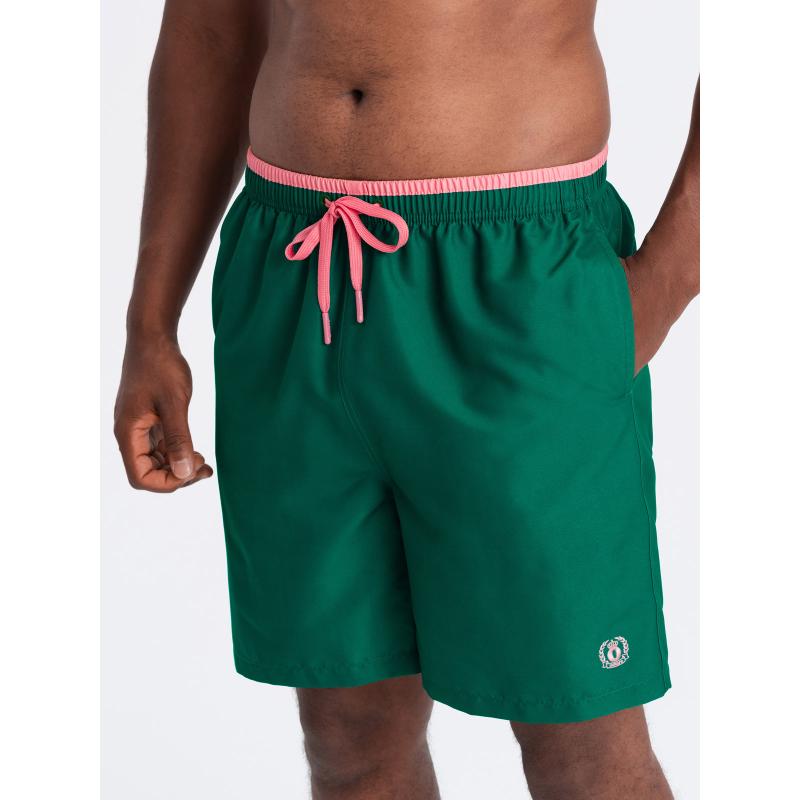Pánske krátke plavecké šortky W525 zelené