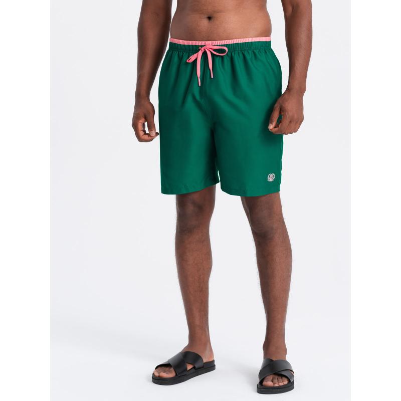 Pánske krátke plavecké šortky W525 zelené