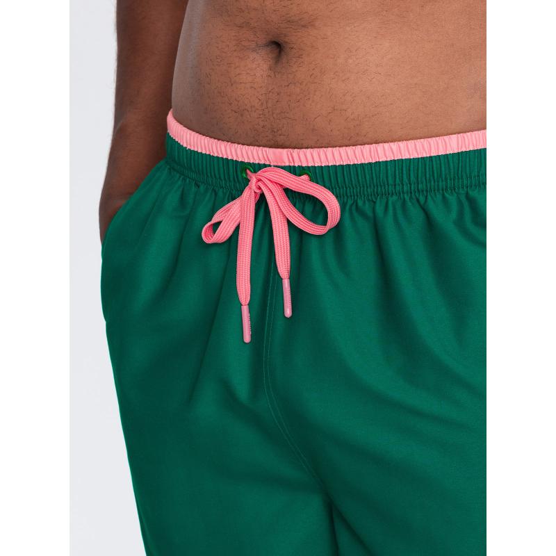 Pánske krátke plavecké šortky W525 zelené