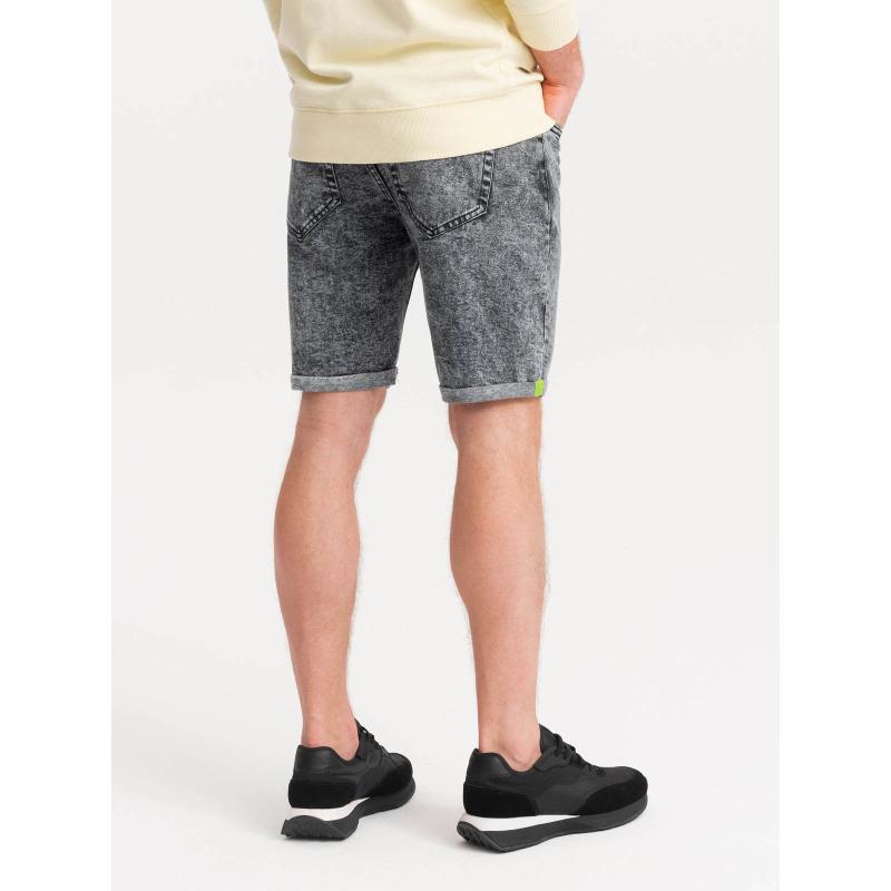 Pánske teplákové šortky W529 sivé