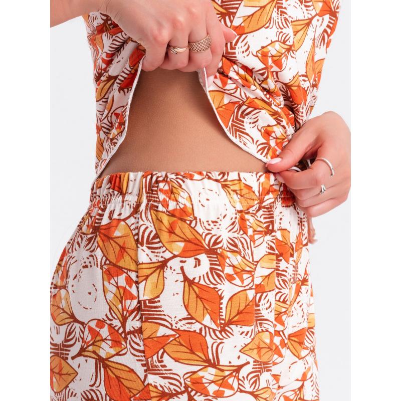Női pizsama ULR371 narancssárga