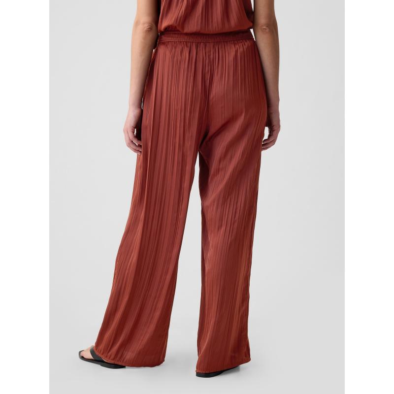 Nohavice z tkaného saténu