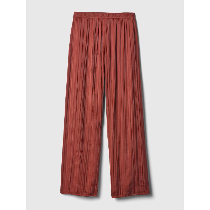 Nohavice z tkaného saténu