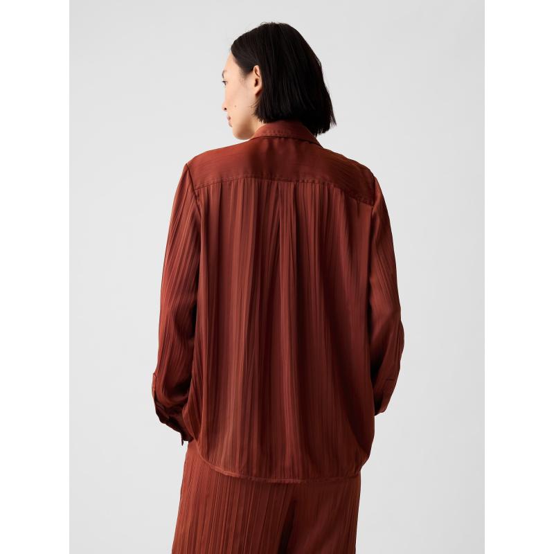 Chlapčenská saténová košeľa