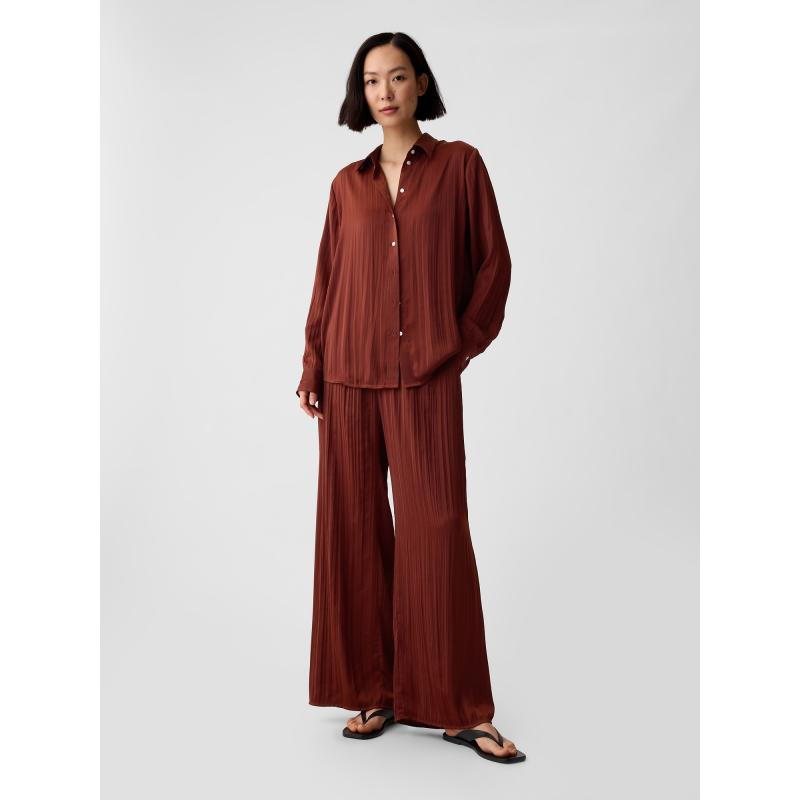 Chlapčenská saténová košeľa