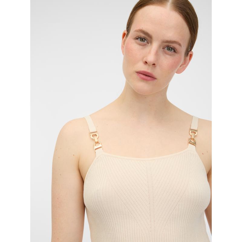 Bézs női midi ruha