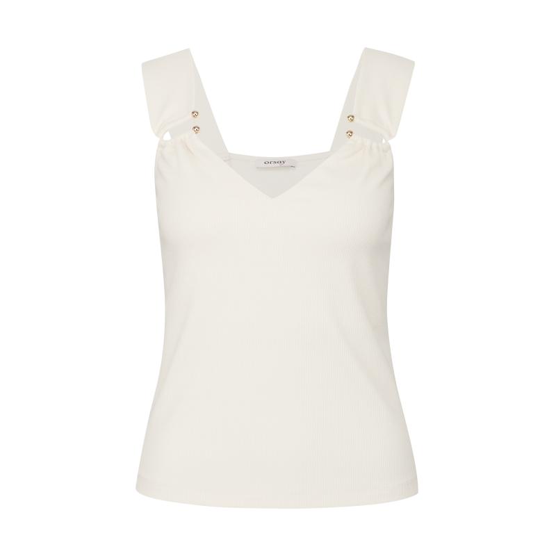 Krémszínű női pulóver