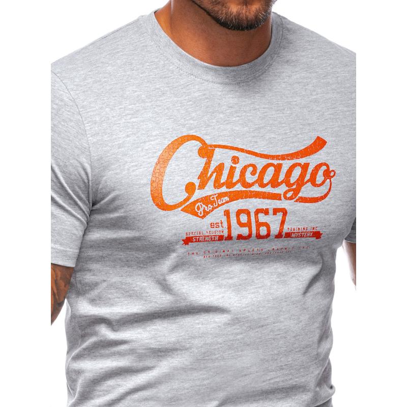 Pánské tričko S2008 šedá