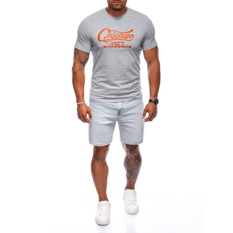 Pánské tričko S2008 šedá