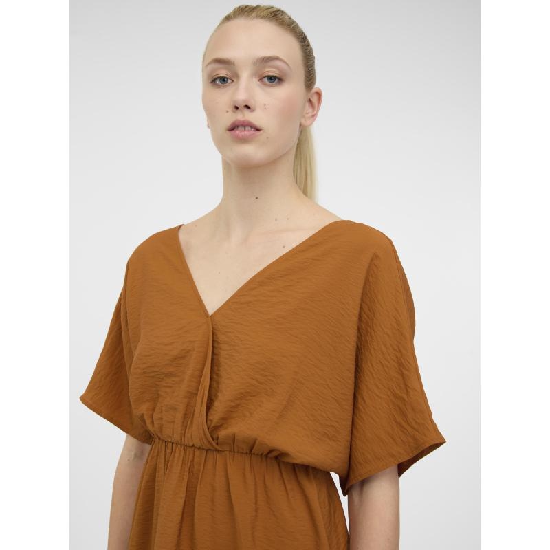 Hnedé dámske krátke šaty