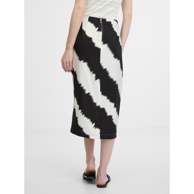 Fehér-fekete női szoknya