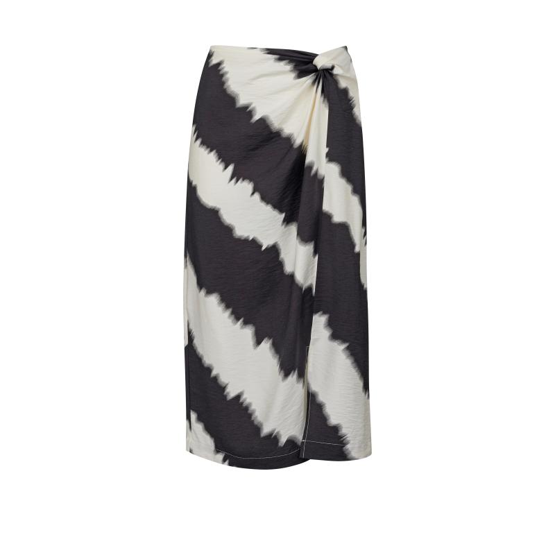 Fehér-fekete női szoknya