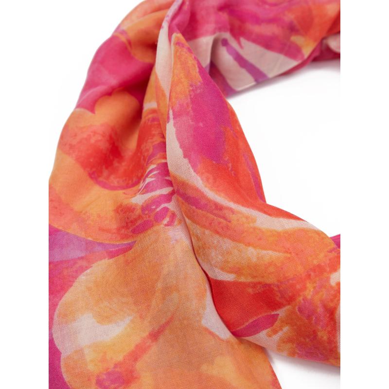 Tmavě růžový dámský šátek