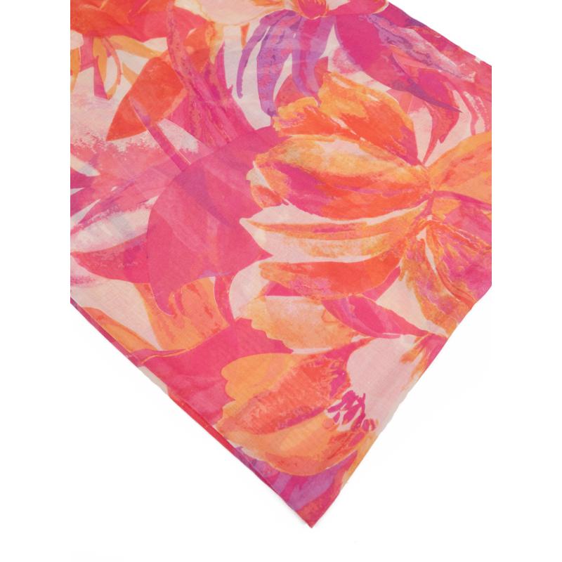 Tmavě růžový dámský šátek