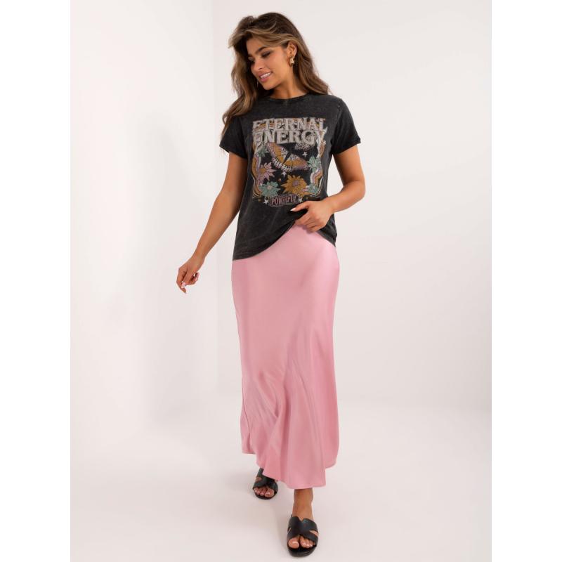 Dámske bavlnené tričko SUBLEVEL tmavo sivé