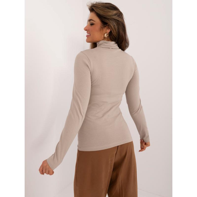 Dámská halenka s rolákem SUBLEVEL béžová 