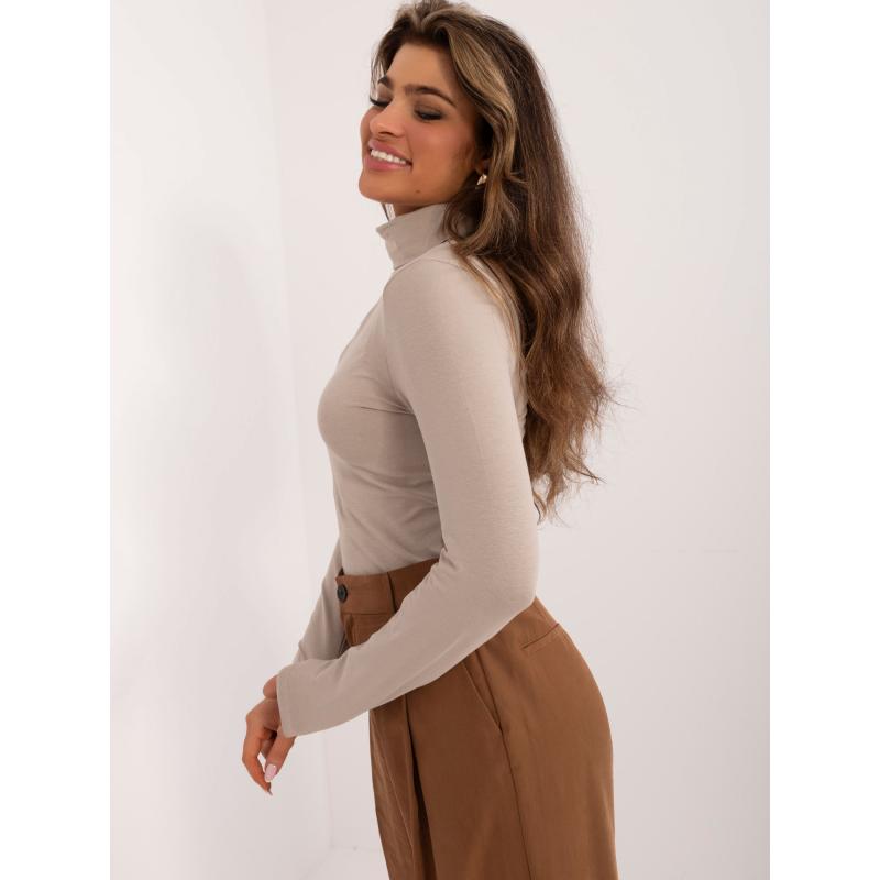 Dámská halenka s rolákem SUBLEVEL béžová 