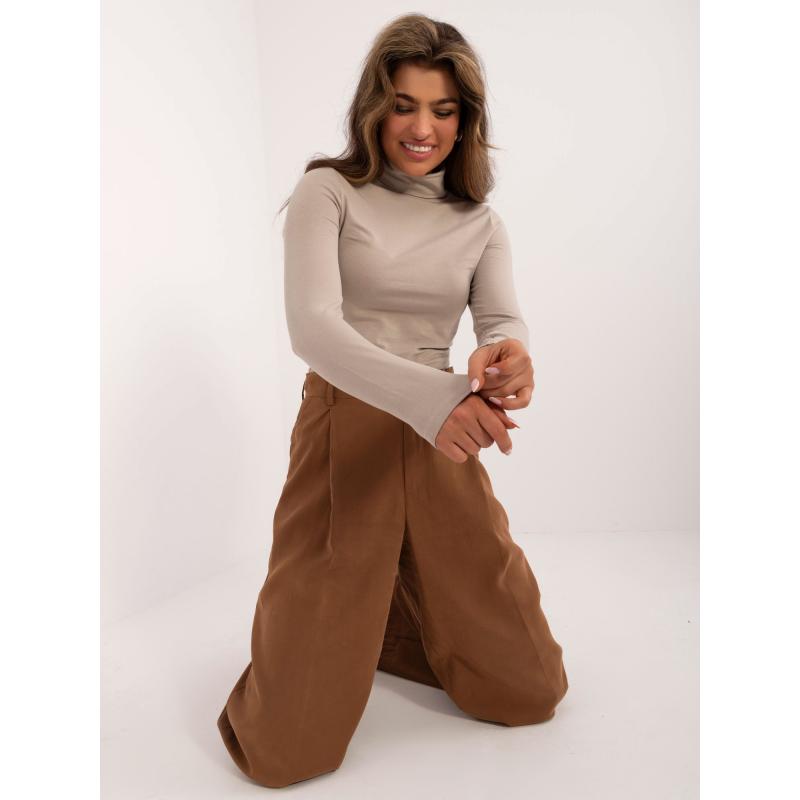 Dámská halenka s rolákem SUBLEVEL béžová 